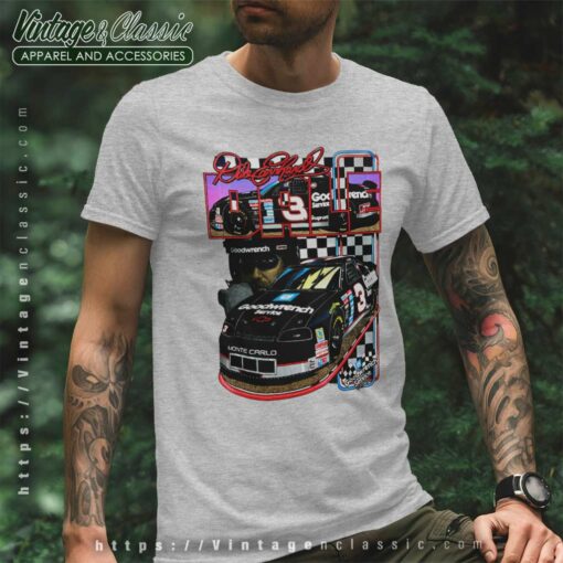 Vintage Dale Earnhardt Sr Nascar Shirt, Racing Intimidator Goodwrench
