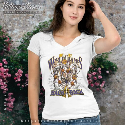 Vintage Los Angeles Lakers Back To Back Shirt