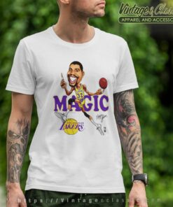 Vintage Magic Johnson Caricature T Shirt