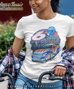 Vintage Mark Martin Nascar Racing Women TShirt