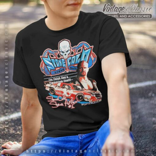 Vintage Nascar Wrestling Steve Austin Shirt