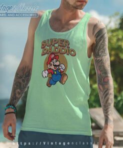 Vintage Super Daddio Mario Super Dad Tanktop