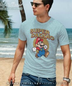 Vintage Super Daddio Mario Super Dad Tshirt