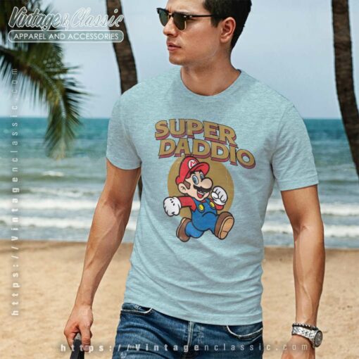 Vintage Super Daddio Mario, Super Dad Shirt