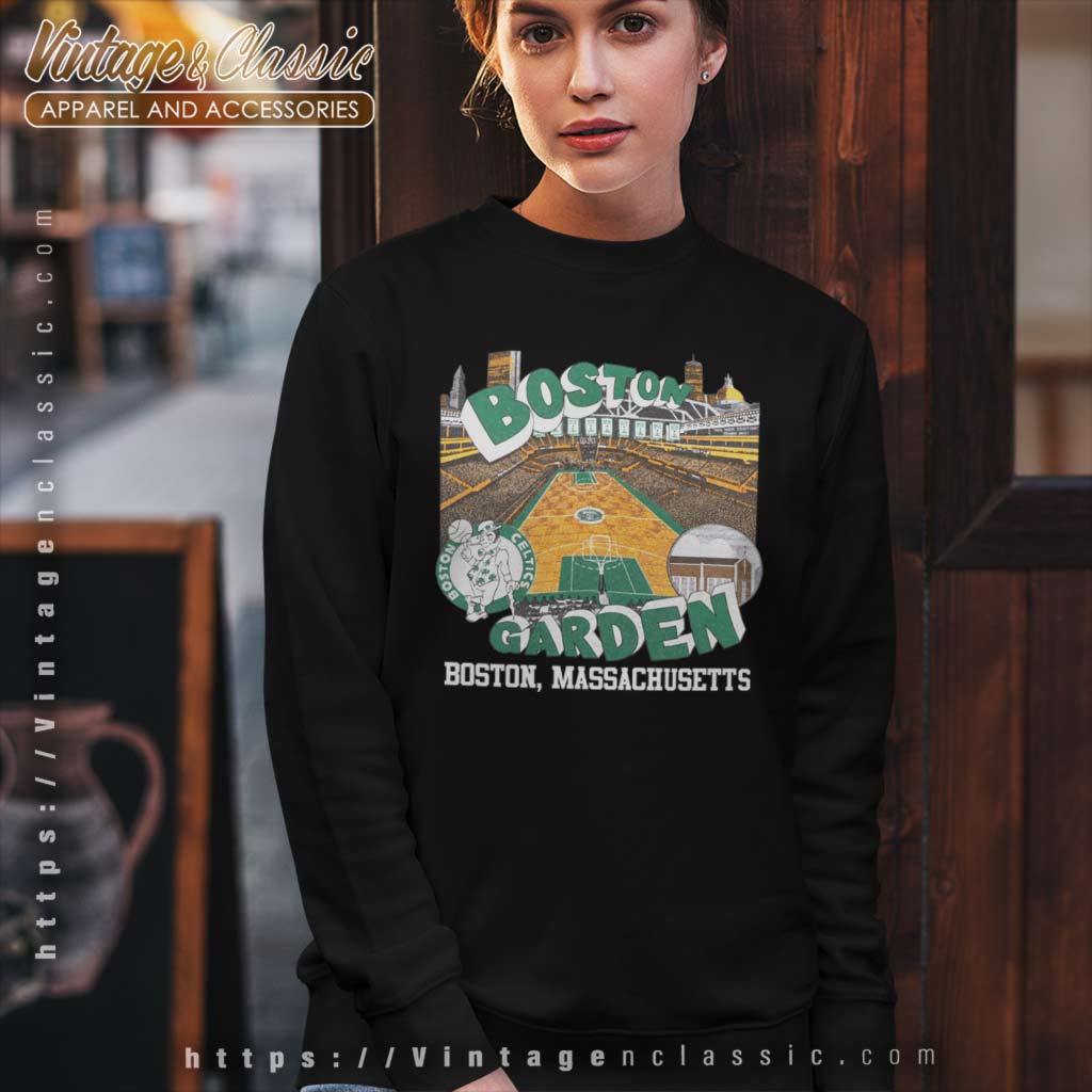 Vintage The Garden Boston Celtics Shirt - High-Quality Printed Brand