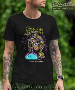 Warren Lotas Lakers Trouble In The Bubble T Shirt