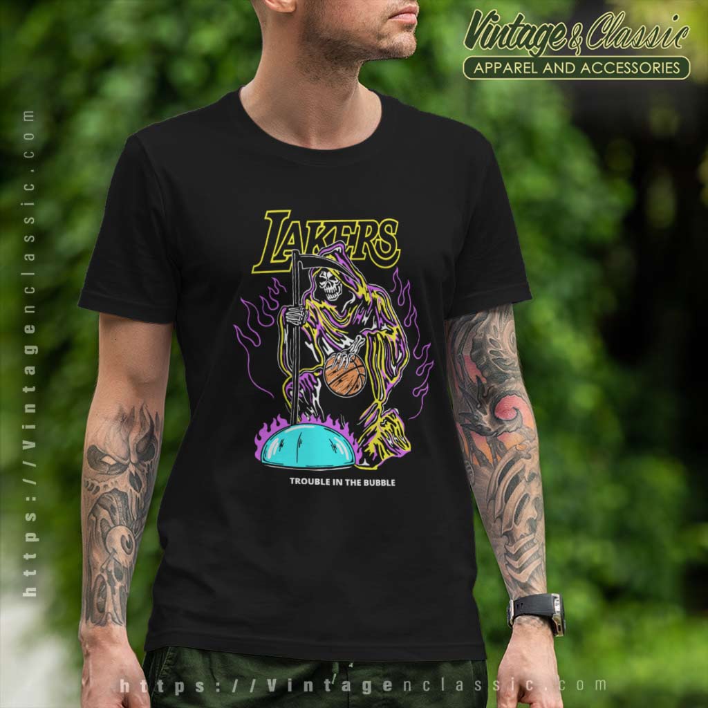 Warren Lotas Lakers Trouble in the Bubble Shirt - High-Quality