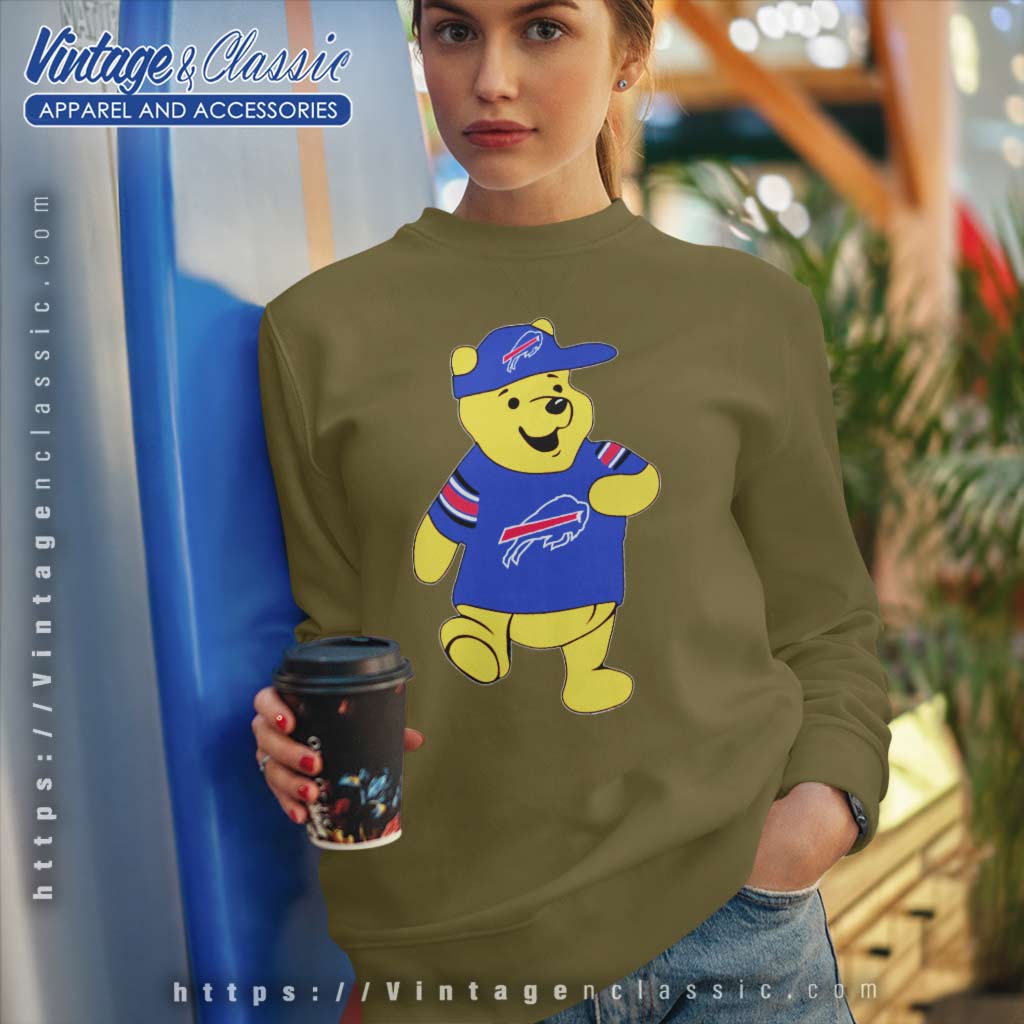 Winnie The Pooh Buffalo Bills NFL Football Funny Shirts LS T-Shirt – Mugs  Hoy