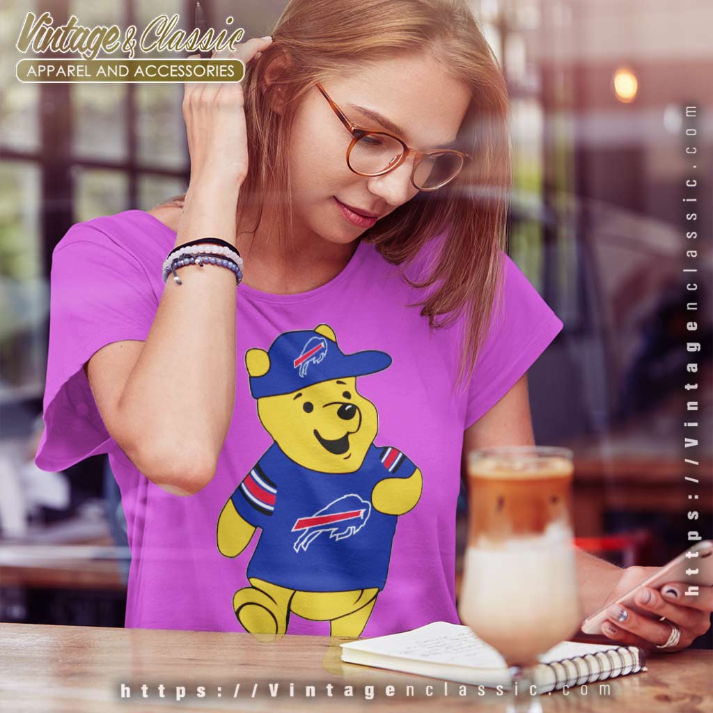 Winnie The Pooh Buffalo Bills NFL Football Funny Shirts LS T-Shirt – Mugs  Hoy