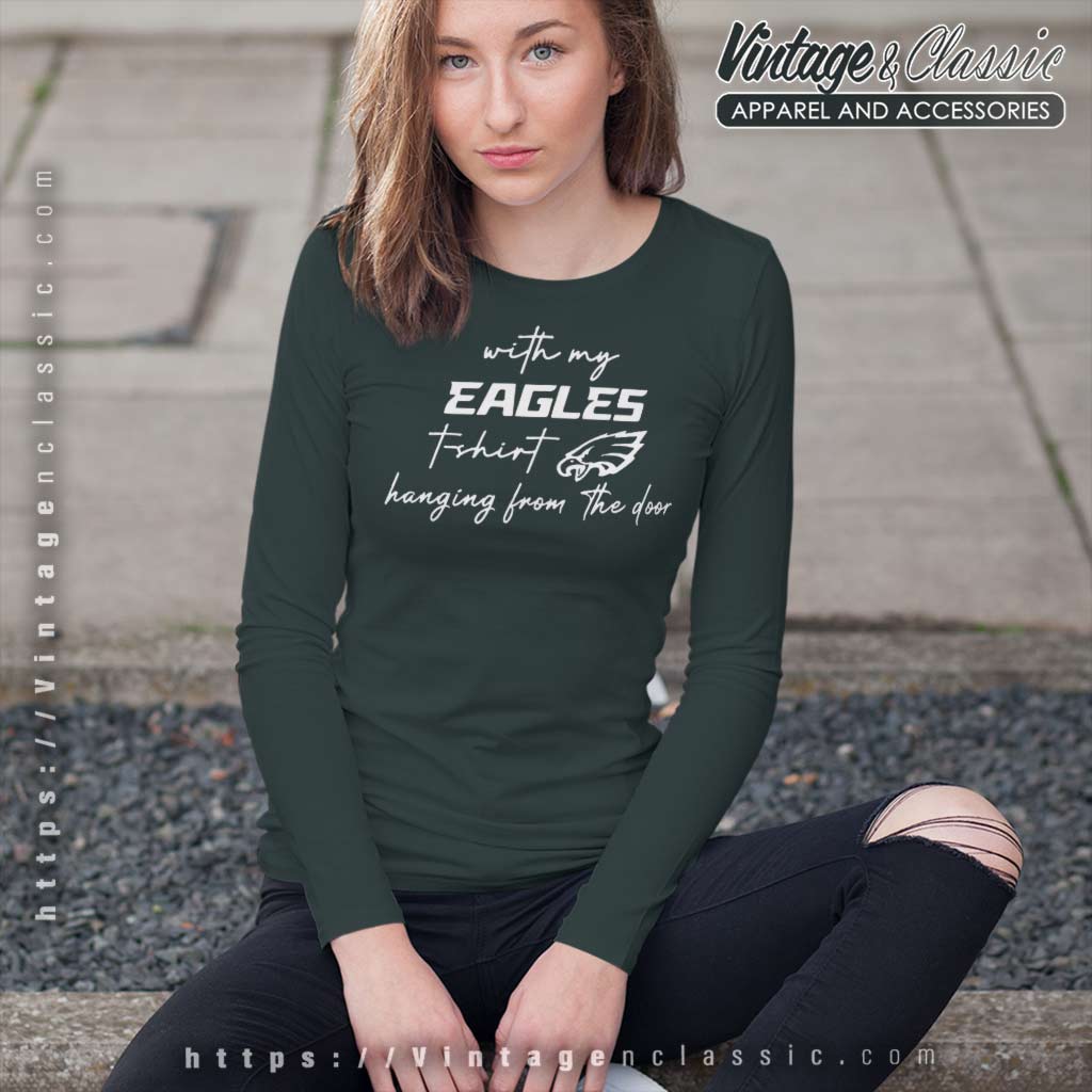 Eagles T Shirt Hanging From The Door - High-Quality Printed Brand