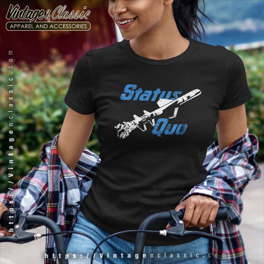Status Quo Rocket Shirt - High-Quality Printed