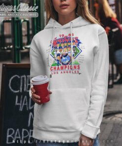 1988 Los Angeles Dodgers World Series Champions Caricature Hoodie