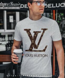 Louis Vuitton Snow Logo Shirt - High-Quality Printed Brand