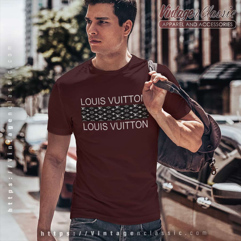 Louis Vuitton Logo Pattern Shirt - Vintage & Classic Tee