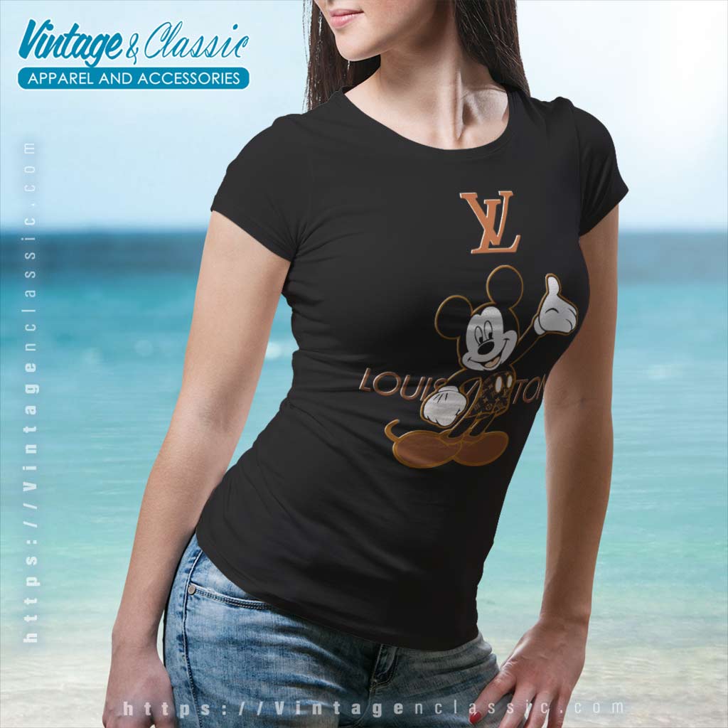 Funny Disney Mickey Mouse Louis Vuitton Mens T Shirt, Louis Vuitton T Shirt  Womens - Allsoymade