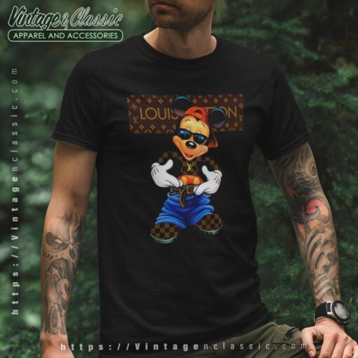 Louis Vuitton Mickey Mouse Funny Shirt