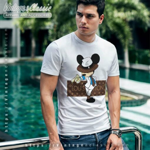 Louis Vuitton Mickey Mouse Fashion Shirt