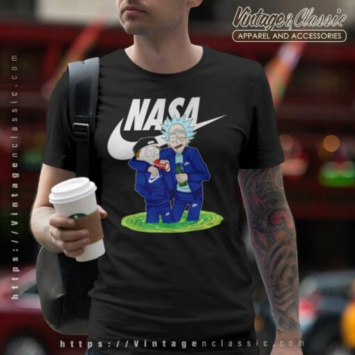 Nike Nasa Rick Morty Funny Shirt