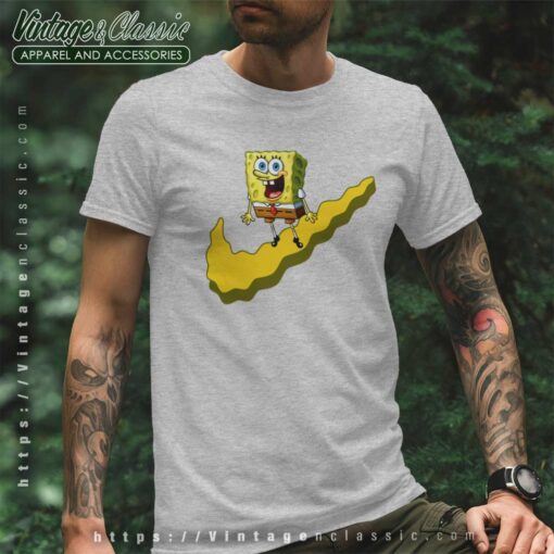 Nike Spongebob Collab Parody Funny Shirt