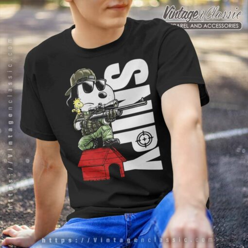 Snoopy And Woodstock Snipers Snipy Shirt
