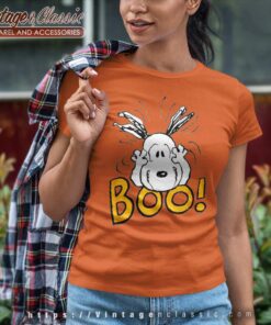 Snoopy Boo Funny Halloween Women TShirt