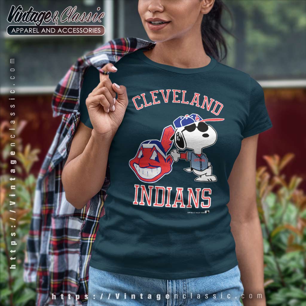 Snoopy Cleveland Indians Mlb Baseball Shirt - High-Quality Printed Brand