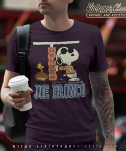Snoopy Joe Bronco Denver Broncos T Shirt