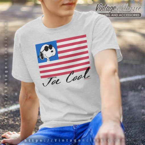 Snoopy Joe Cool American Flag Shirt