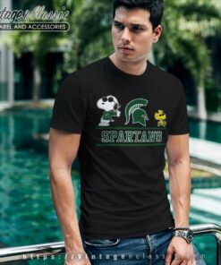 Snoopy Michigan State Spartans T Shirt