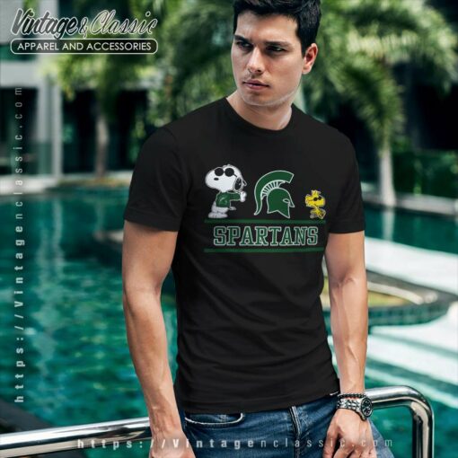 Snoopy Michigan State Spartans Shirt