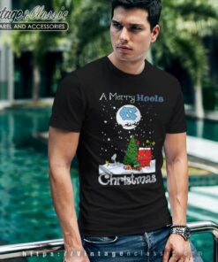 Snoopy North Carolina Tar Heels Ugly Christmas T Shirt