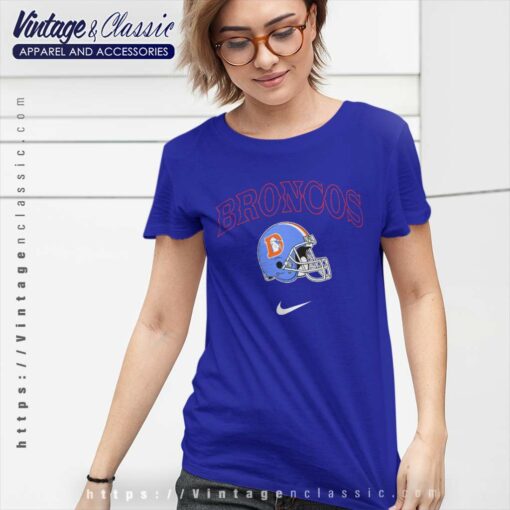 Vintage 80s Nike Denver Broncos Logo Shirt