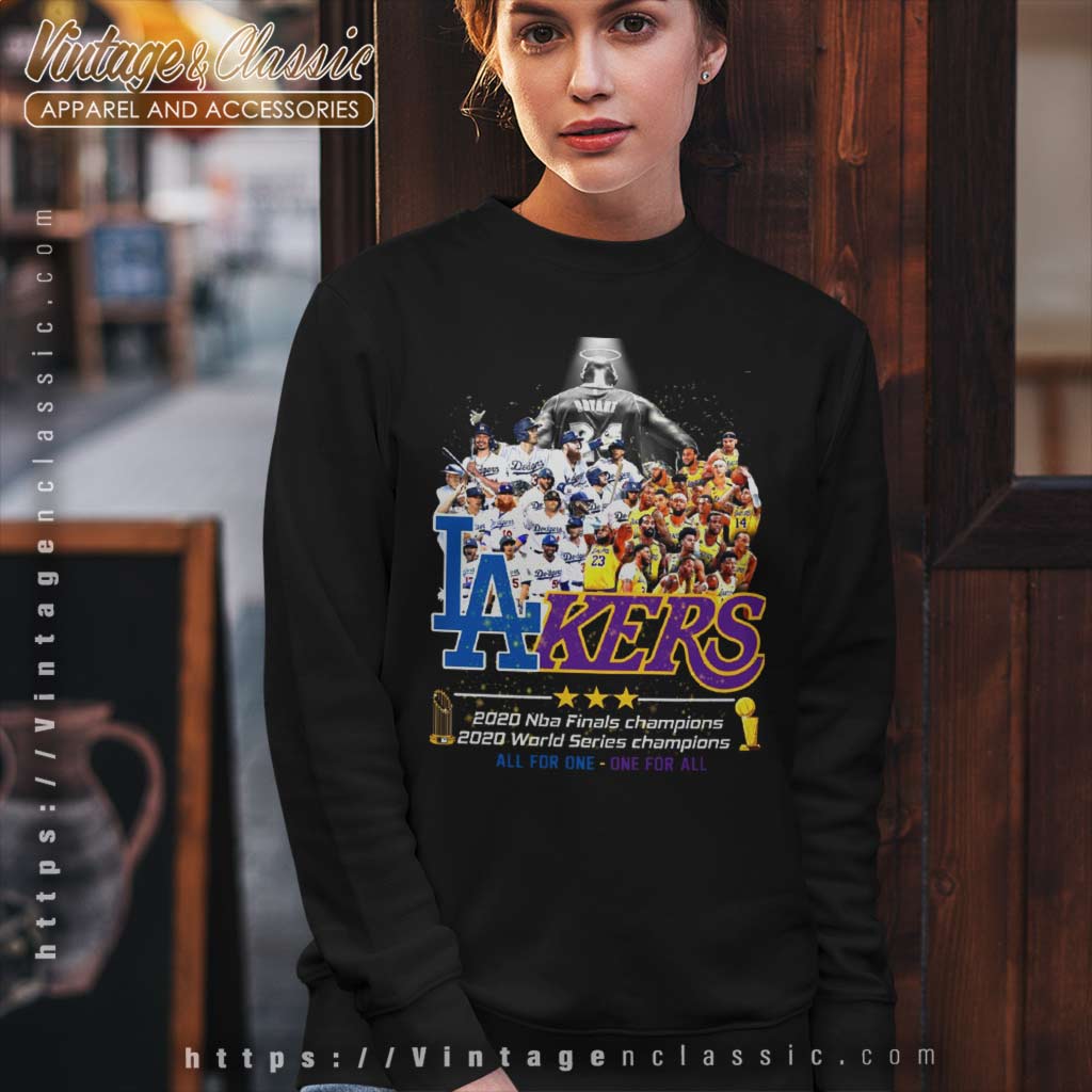 Cool 2020 Year Of The Champions La Lakers And La Dodgers shirt