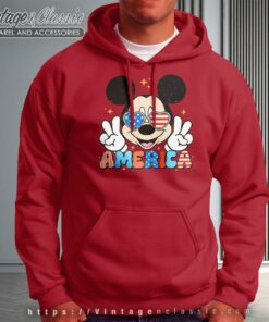 4th Of July Mickey American Freedom Hoodie