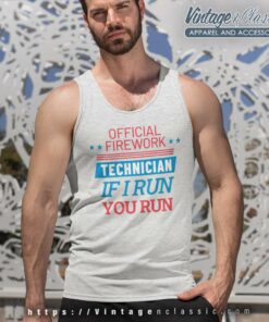 4th Of July Official Firework Tank Top Racerback