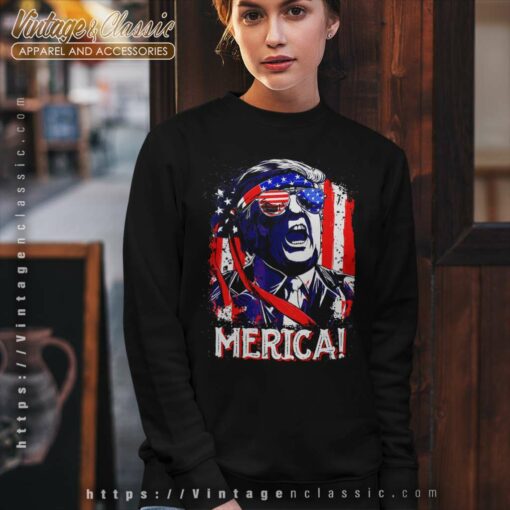 4th Of July Trump Merica Shirt