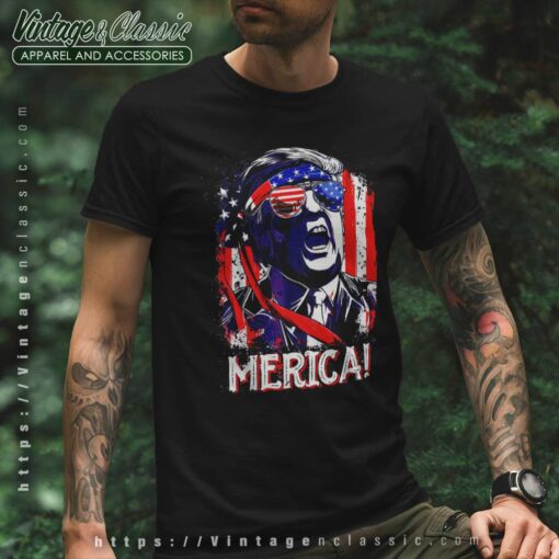 4th Of July Trump Merica Shirt