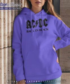 Acdc Bold Black Hoodie