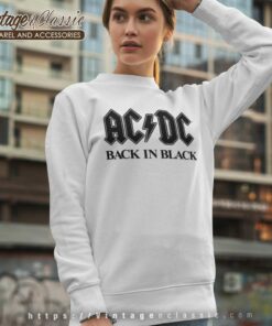 Acdc Bold Black Sweatshirt
