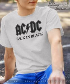 Acdc Bold Black T Shirt