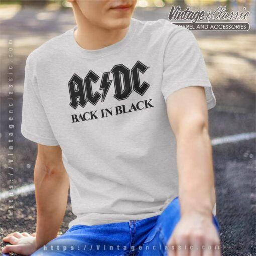 Acdc Bold Black Shirt