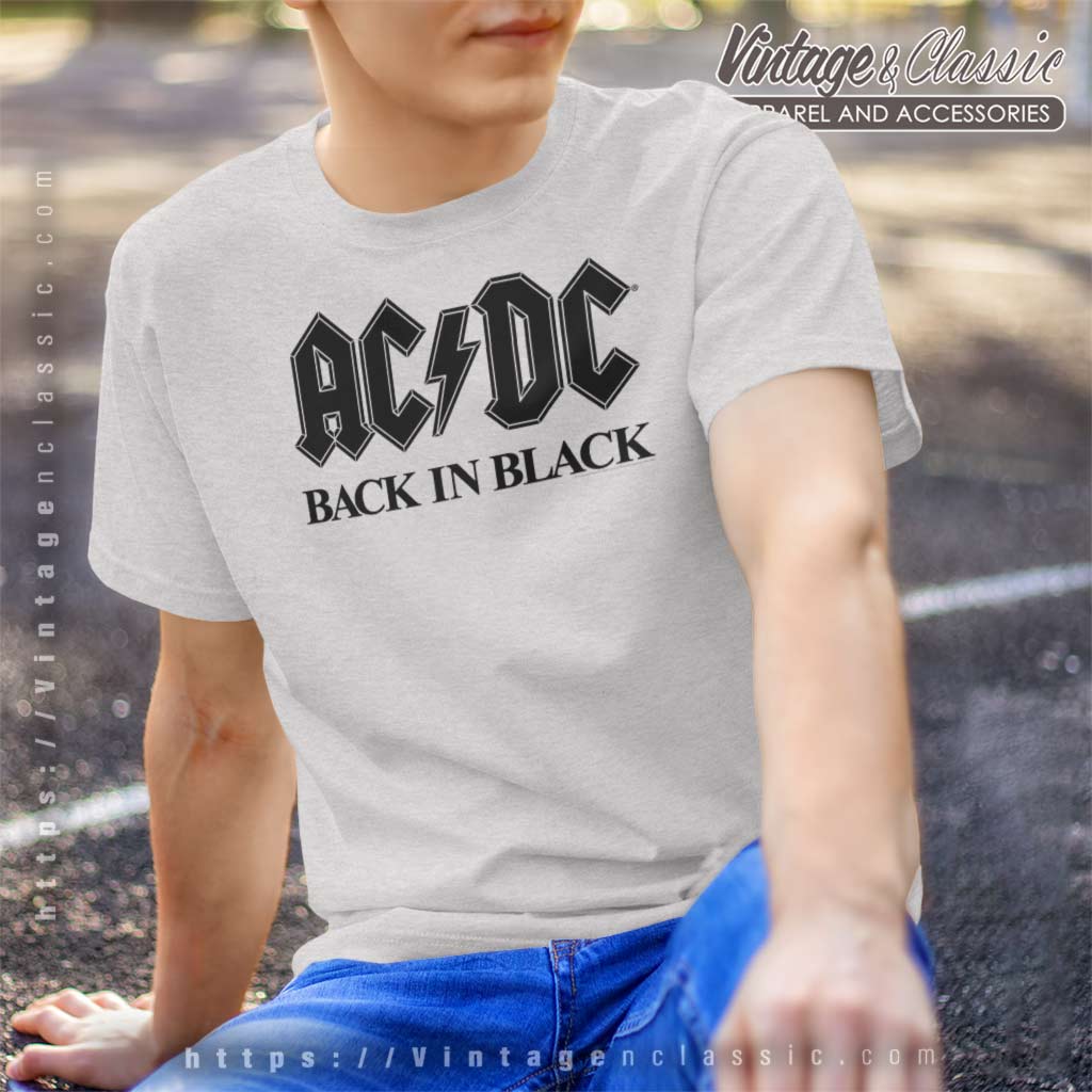 Acdc Back in Black Women's T Shirt