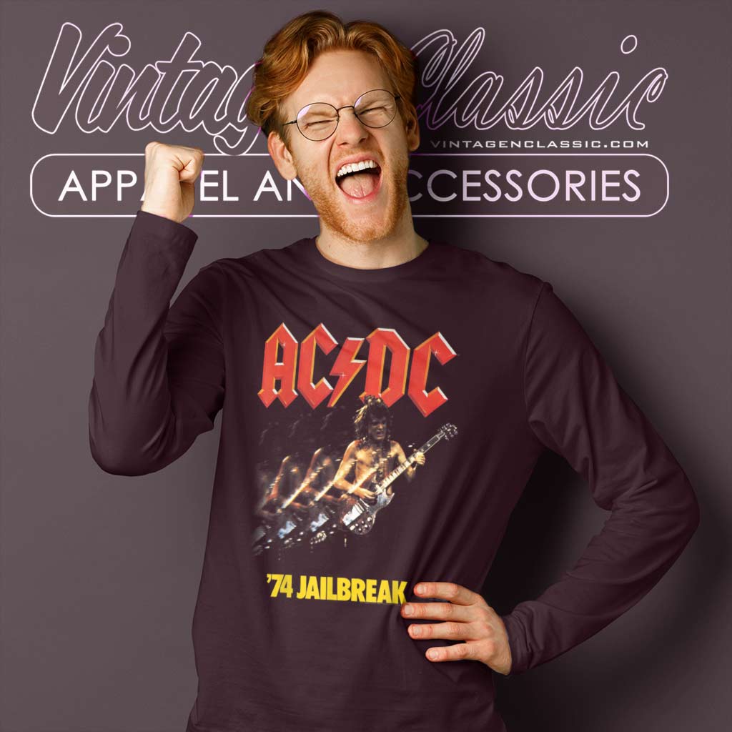 ACDC JAILBREAK '74 Destroyed Finish Original T-shirt