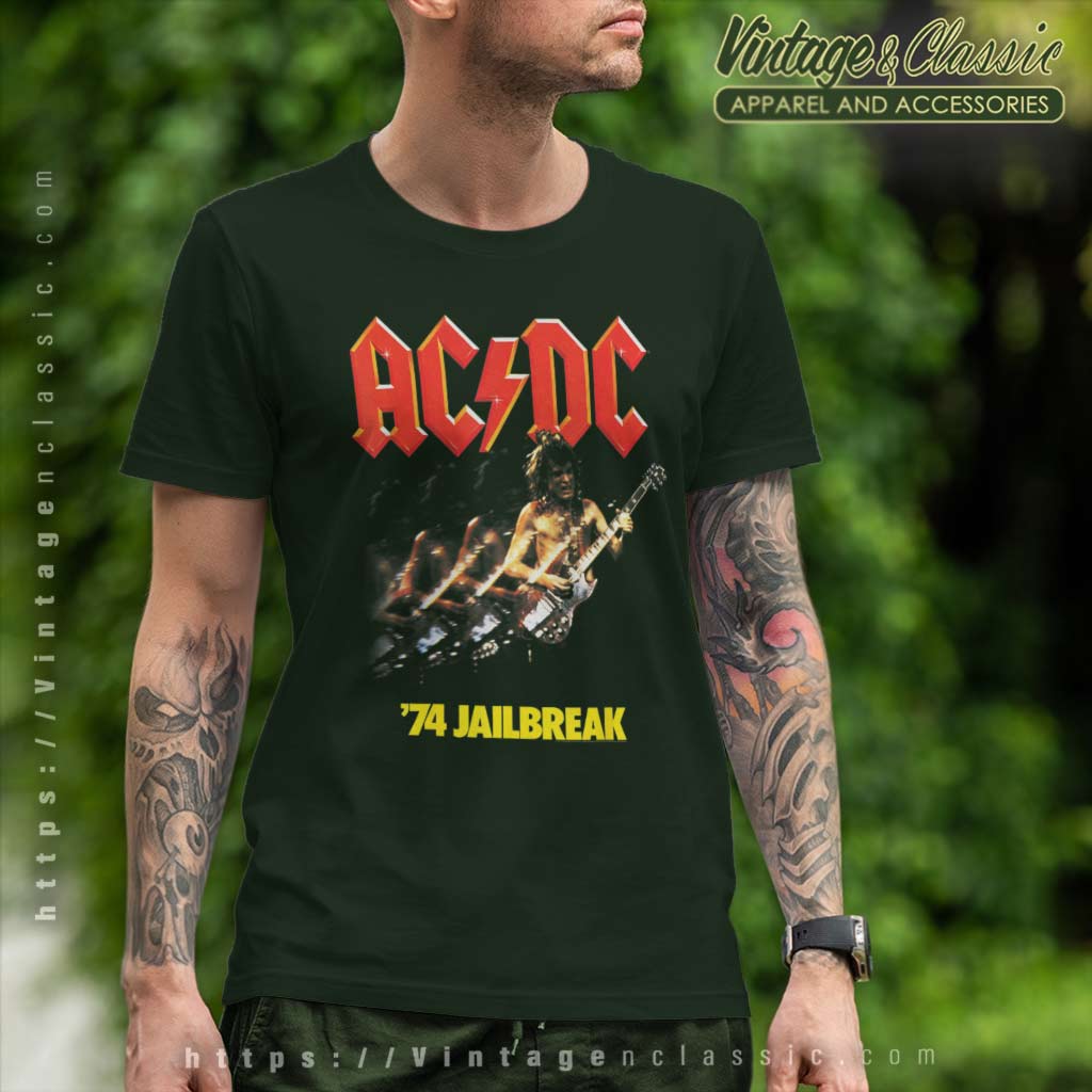 AC/DC T-Shirt  Jailbreak 1974 (Merchbar Exclusive) Football Shirt