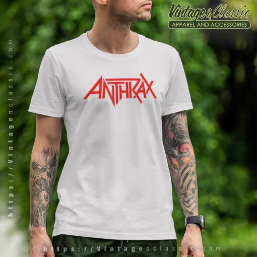 Anthrax Red Logo Shirt