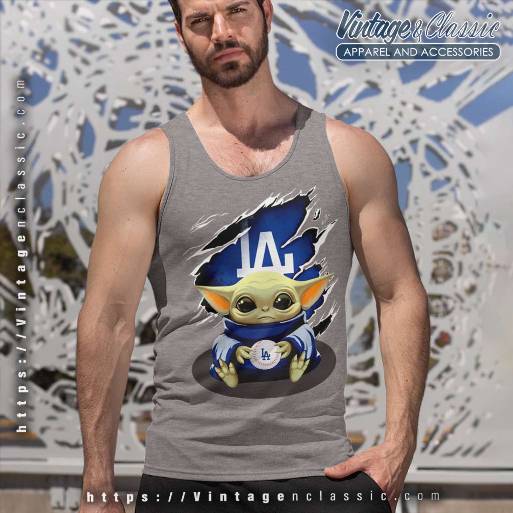 Baby Yoda Blood Inside Los Angeles Dodgers Shirt - High-Quality Printed  Brand