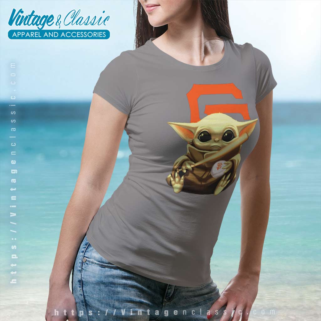 Star Wars Baby Yoda For San Francisco Giants Baseball 2021 T-Shirt