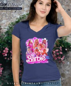 Barbie Is Everywhere V Neck TShirt