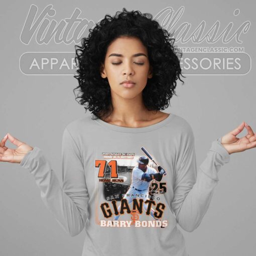Barry Bonds San Francisco Giants Home Run Shirt
