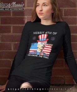 Biden Confused Merry 4th Of You Know Long Sleeve Tee